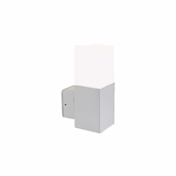 Applique in pressofusione di alluminio. Diffusore in termoplastico opalino. Illuminazione con 18 LED SMD 2835. Consumo: 7W. R ...