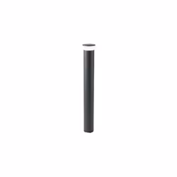 Paletto in pressofusione di alluminio. Diffusore in termoplastico opalino. Illuminazione con 21 LED SMD 2835. Consumo: 9W. Re ...