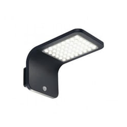 Applique Solare Moderna Street Alluminio e Termoplastica Nero Led 3W 4000K