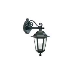 Applique in pressofusione di alluminio. Diffusori in vetro trasparente. Altezza max lampada: 155mm. Alimentazione 230 V ~ 50  ...