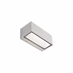 Applique in alluminio pressofuso. Finitura goffrata. Diffusori in vetro trasparente. Illuminazione con 24 LED SMD. Consumo: 1 ...