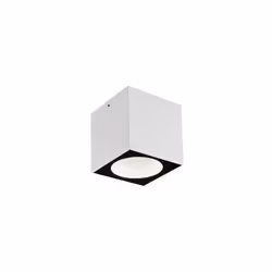 Punto luce in alluminio pressofuso. Finitura goffrata. Diffusore in vetro trasparente. Illuminazione con 1 LED COB. Luce di q ...