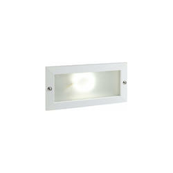 Lampada Segna Passo Rettangolare da Incasso a Parete a led 10W 3000K Sovil Bianco