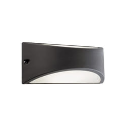 Applique led 'lhasa' grigia 10w, bianco naturale