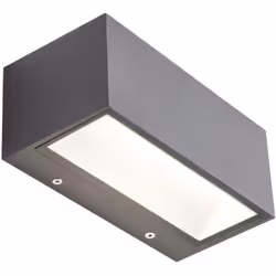 Applique in alluminio pressofuso. Diffusori in vetro trasparente. Consumo: 12W. Flusso luminoso nominale: 1550 lumen. Flusso ...