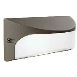 Lampada parete esterno dome-applique marrone 10w led 4000k - Sovil
