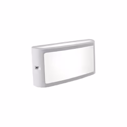 Applique in alluminio pressofuso. Finitura goffrata. Diffusore in resina satinata. Illuminazione con 14 LED SMD 2835. Luce di ...
