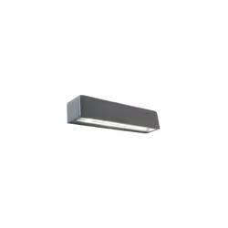 Applique segnapasso in alluminio pressofuso. Finitura goffrata. Diffusore in vetro trasparente. Illuminazione con 8 LED SMD 3 ...