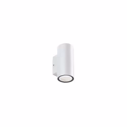 Applique Applique da Esterno a LED 3W+3W 4000K Sovil Bianco Applique in alluminio pressofuso Finitura goffrata Diffusori in v ...