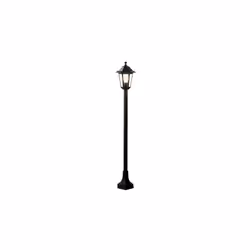 Paletto basso Kayak E27; In pressofusione di alluminio; Diffusori in vetro trasparente; Altezza max lampada: 155mm; Alimentaz ...