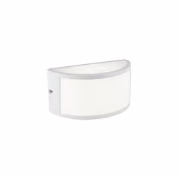 Applique in alluminio pressofuso. Finitura goffrata. Diffusore in resina satinata. Illuminazione con 14 LED SMD 2835. Luce di ...