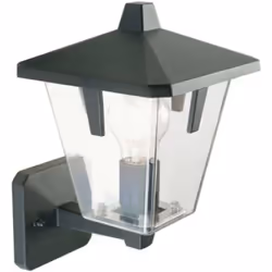 Lampada Applique da esterno IP44 Attacco E27 Eureka Sovil 134/06 Applique in pressofusione di alluminio. Diffusore in termopl ...