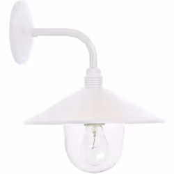 Struttura in pressofusione di alluminio. Diffusore in vetro trasparente. Altezza max lampada: 105mm. Alimentazione 230 V ~ 50 ...