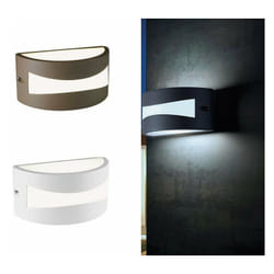 Applique Led a Parete da Esterno o Interno Lampada Illuminazione Tibet Sovil Colore: Marrone