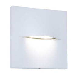 Segnapasso Quadrato Moderno Open Alluminio Bianco 3W Led 4000K