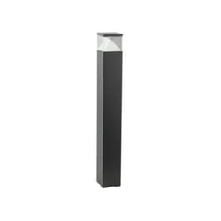 Paletto Alto Moderno Diamond Alluminio Grafite e Termoplastica 12W Led 4000K