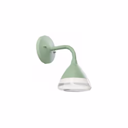 Lampada da parete in alluminio pressofuso. Luce diretta con diffusore inacrilico. Finiture colori: bianco goffrato, corten go ...