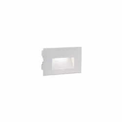 Incasso / Segnapasso in alluminio pressofuso. Diffusore in vetro satinato. Adatta all'installazione in casseformi standard. I ...