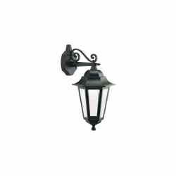 Applique in pressofusione di alluminio. Diffusori in vetro trasparente. Altezza max lampada: 200mm. Alimentazione 230 V ~ 50 ...