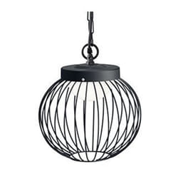Sospensione Contemporanea Cage Metallo Grafite Termplastico 20W Led 3000K