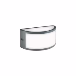 Applique in alluminio pressofuso. Finitura goffrata. Diffusore in resina satinata. Illuminazione con 14 LED SMD 2835. Luce di ...