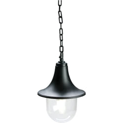 Lampada a sospensione 'zoe' nera, e27
