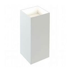 Applique Da Esterno Moderna Tower Alluminio E Vetro Bianco Led 6,6W 4000K