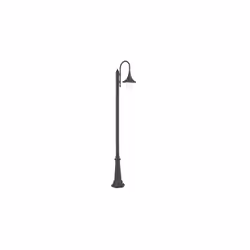 Lampada Palo Alto Lampada Palo Alto da Giardino E27 60W in Alluminio Sovil Nero Struttura in pressofusione di alluminio Diffu ...