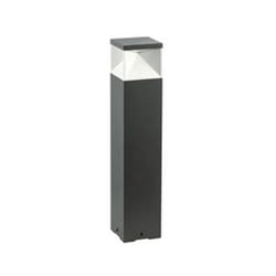 Paletto Basso Moderno Diamond Alluminio Grafite e Termoplastica 12W Led 4000K