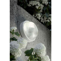 Tartaruga termoplastica tonda colore bianco attacco e27 40w 47/02 - Sovil
