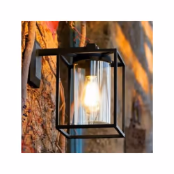 Tipologia applique da esterno verso il basso Grado di protezione IP43 Attacco grande E27 (Lampadina esclusa) Struttura in all ...