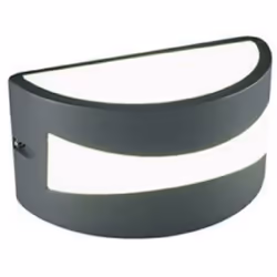 APPLIQUE LED CON FESSURA Applique in pressofusione di alluminio. Diffusore in termoplastico satinato. Illuminazione a 14 LED ...