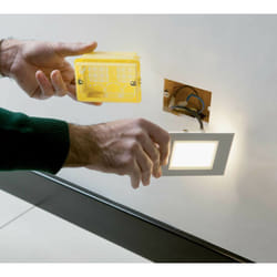 Spina Incasso Dente LED Potenza 3Watt 4000K Colore Grigio