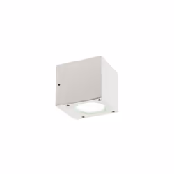 Applique in alluminio pressofuso. Finitura goffrata. Diffusori in vetro trasparente. Illuminazione con LED COB. Consumo: 12W. ...