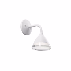 Lampada da parete in alluminio pressofuso. Luce diretta con diffusore inacrilico. Finiture colori: bianco goffrato, corten go ...