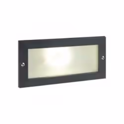 Incasso in pressofusione di alluminio. Diffusore in vetro satinato. Controscatola in termoplastico. Illuminazione a 14 LED SM ...