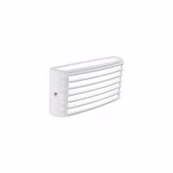 Applique Applique da Esterno a LED 10W 4000K Sovil Bianco Applique in alluminio pressofuso Finitura goffrata Diffusore in res ...