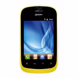 NGM-Mobile WeMove Action, 8,13 cm (3.2"), 240 x 320 Pixel, 0,25 GB, 3 MP, Android 2.3.6, Giallo