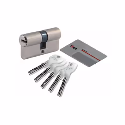 Codice: 8809505095 Marca: ISEO. Cilindro infilare ottone nichelato Profilo tipo Yale Antitrapano e antisfilo 6 perni - 5 chia ...