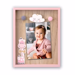 ZEP Ryan Pink, Cornice per foto singola, Rosa, Tavolo, Parete, Rettangolare, 1 pz