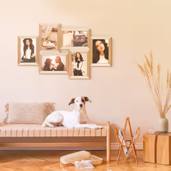 ZEP DN697W cornice per quadro Cornice per foto multipla Bianco, Legno - Vista aggiuntiva 5