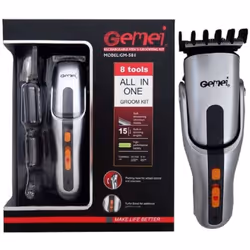 Kit Tagliacapelli Trimmer Rasoio Uomo 8in1 Ricaricabile Batteria Cordless GM-581Sei alla ricerca di un kit tagliacapelli vers ...