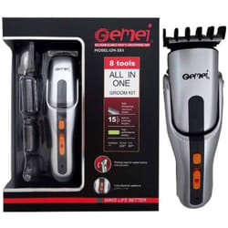 Kit Tagliacapelli Trimmer Rasoio Uomo 8in1 Ricaricabile Batteria Cordless Gm-581 - - Maxtech