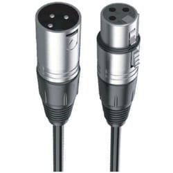 Maxtech - Cavo Xlr Maschio / Femmina 3 Pin Audio Prolunga Per Microfono Da 20 Metri Xlr-05 -