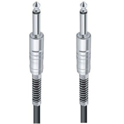 Maxtech - Cavo Collegamento 2 Jack Da 6.5mm Mono 20mt Cavo Microfono Audio Stereo Jjack-05 -