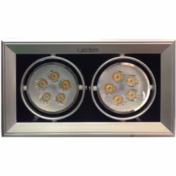Faretto led ad incasso realizzato in elegante e robusto alluminio anodizzato ideale per l'illuminazione professionale di ambi ...