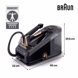 Braun CareStyle 7 Pro IS 7286 2700 W 2 L EloxalPlus soleplate Nero - Vista aggiuntiva 4