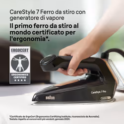 Braun CareStyle 7 Pro IS 7286 2700 W 2 L EloxalPlus soleplate Nero - Vista aggiuntiva 5