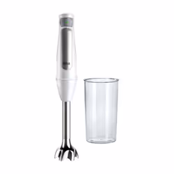 Braun MultiQuick 7 MQ7000 WH, Frullatore ad immersione, 0,6 L, 1,2 m, 1000 W, Acciaio inox, Bianco