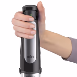 Braun MultiQuick 7 0X22111427 frullatore Frullatore ad immersione 1000 W Nero, Acciaio satinato - Vista aggiuntiva 2